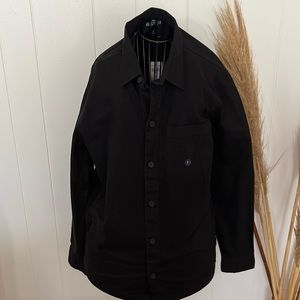 Black Hollister long sleeve casual shirt for men small.